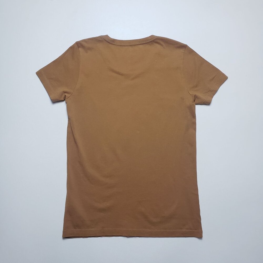 J.Crew Factory Collector's Tee Sequin Fall Leaves Graphic Tee Women's XS Mustard - Picture 8 of 16
